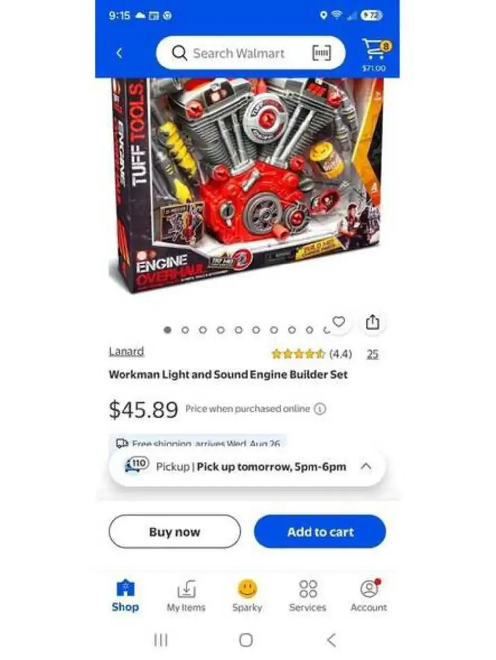 Kids toy engine playset